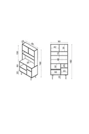Latte Kahve Köşesi / Çok Amaçlı Dolap / Airfryer Dolabı / Mutfak Organizeri